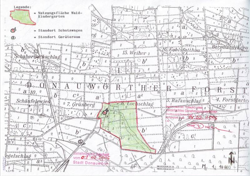 Lageplan Waldkindergarten