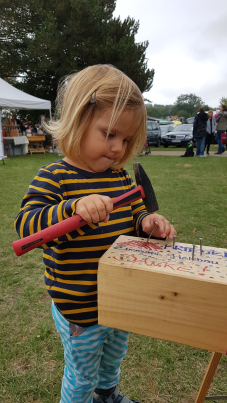 Waldkindergarten auf dem Ökomarkt