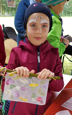 Waldkindergarten auf dem Ökomarkt